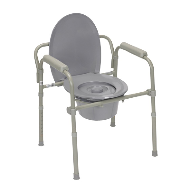 Static commode top chair